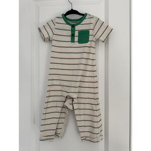 Old Navy Striped Short Sleeve Jumpsuit Size 18-24mo